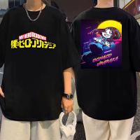 Japan Anime My Hero Academia Ochaco Uraraka Print T Shirts Men Women Gothic Vintage T-shirt Fashion 100%Cotton Oversized T-shirt