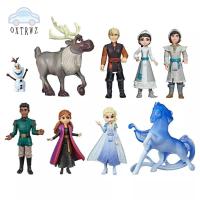 OXTRWZ พีวีซี ของขวัญสำหรับเด็ก Frozen II Kristoff อันนา เครื่องประดับเค้ก แอ็คชั่นฟิกเกอร์ ตุ๊กตาแช่แข็ง โมเดลของเล่น หุ่นจำลองเจ้าหญิง