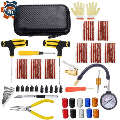 2022 New Car Tire Repair Puncture Plug Tools Tyre Emergency for Strips Stiring Glue