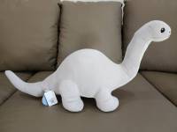 ตุ๊กตาไดโนเสาร์ ตุ๊กตาDinosaur สีเทา ความยาว 62cm ตัวนุ่มน่ากอด ของใหม่มีป้าย