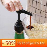 ☾ Syrup Bottle Nozzle Pressure Oil Sprayer Household Pumps Push-type Kitchen Portable Tools Bottles Stopper Dispenser Hot Sell New