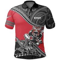 ❧✽ 2020 NRL Rugby Uniform Casual POLO Shirt New Zealand All Black Melbourne Team T-Shirt Top Wholesale