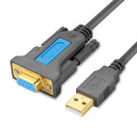 Jasoz USB to RS232 COM Port Serial Cable Adapter PDA 9 DB9 Pin Prolific PL2303 for Windows 7 8.1 10 Vista Mac OS USB RS232 Cable