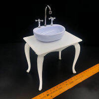 16 Scale Plastci White Wash Stand พร้อมอ่างล้างหน้าสำหรับ12Figures Body Scene อุปกรณ์เสริม DIY