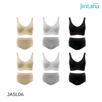 Jintana Set ชุดชั้นใน 6 ชุด (บรา6+กกน6) รุ่น Pure Comfort รหัส JASL06