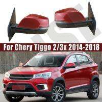 กระจกรถมองหลังสำหรับ Chery Tiggo 2/3X ประกอบกระจกมองหลังอัตโนมัติ2014-2018ไม่มีการพับอัตโนมัติและพับอัตโนมัติ