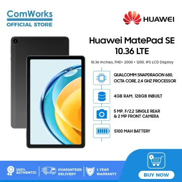 HUAWEI MatePad SE LTE/WIFI Tablet, 3GB+32GB / 4GB+64GB / 4GB+128GB, 10.4”  FHD+ IPS Display, Snapdragon 680 6nm Processor, 5100 mAh Battery, Surround Sound Tuned by Histen 8.0