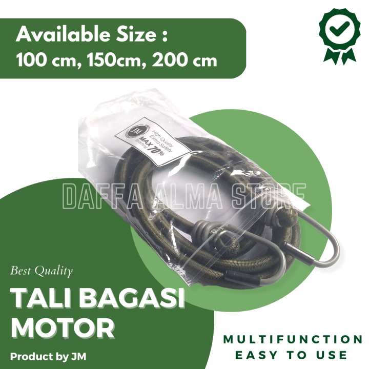 Tali Bagasi Motor Kualitas Premium / Tali Bagasi Ikat Barang Di Motor ...