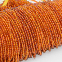 Natural Baltic Light Congac Amber Loose Round Beads 2.6mm-2.8mm 2.9mm~3mm , Stock Sale