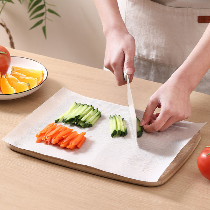 Disposable Cutting Board Mat Sheets Cuttable Food Chopping Board Paper for  Cooking Travel BBQ Picnic Fruit Placemat Kitchen Tool