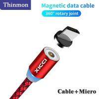 Thinmon LED Magnetic Micro Charge สาย USB สายชาร์จอย่างรวดเร็วสำหรับ Micro