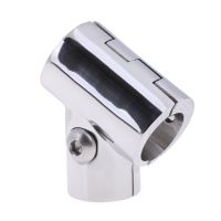 ◙❁▥ 22mm Boat Handrail Fitting 60 Degree Tee 3 Way - 316 Stainless Steel