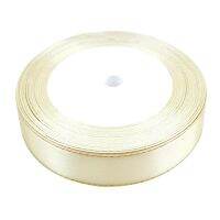 【cw】 (25 yards/roll) beige goldSatinWholesale Giftribbons (6/10/20/25/40mm) 【hot】