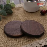 【hot】●  1 Pcs Cup Placemats Wood Coasters Durable Thermal insulation Resistant Round Drink Bowl