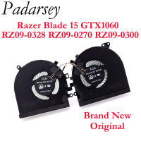 Pardarsey ยี่ห้อใหม่ CPU พัดลมระบายความร้อน Wgpu Cooler พัดลมสำหรับ Razer Blade 15 GTX1060 RZ09-027 RZ09-0270 RZ09-0300 RZ09-0328