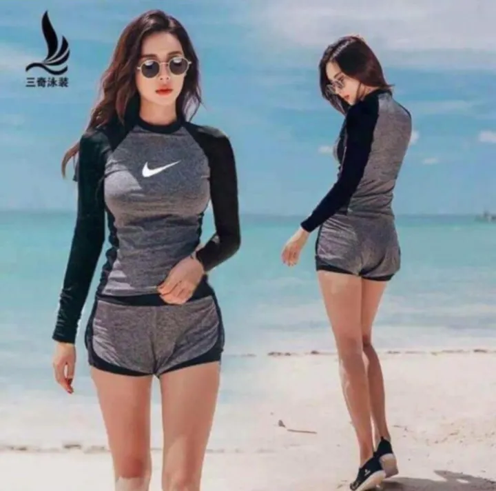 Rashguard Terno Short Women Swimsuit Lazada Ph