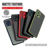 Realmi 9 4G Case Translucent Matte Hard PC TPU Soft Frame Back Cover For Realme 9 Pro Plus 5G Camera Protect Funda Realmu 9 Pro+ Electrical Connectors