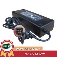 Genuine FSP​AD120A CA-D12 FSP150-ABB 24V 5A 120W 4PIN AC Laptop Adapter Charger ​For PROTECH ​PA-6822 SYSTEMS Power Supply ​