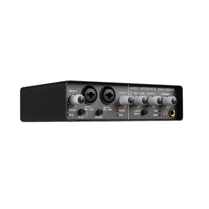 new-teyun-q-24-audio-interface-2-in-4-out-sound-card-with-monitoring-electric-guitar-live-recording-professional-sound-card