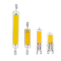 G9 COB Light R7S Corn Bulb 78mm 118mm Glass Tube LED Ceramics 6W 9W 12W 20W Replace Halogen Lamp Powerful Light Bulbs for Home