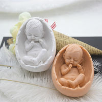 3D Sleeping Baby ซิลิโคนสบู่แม่พิมพ์ DIY Aromatic พลาสเตอร์ Craft เครื่องมือทำสบู่แฮนด์เมดแม่พิมพ์-zaldfjgnsdg