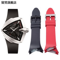 Silicon Rubber Watchbands For H-amilton Adventure Series H 75th 80th Anniversary Elvis Presley Man In Black Watch Strap