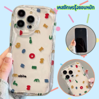 -FD.studio-เคสโทรศัพท์สกรีนลายอักษรรุ้ง ขอบหยัก TPUนิ่ม สำหรับ14 14PRO 13 13PRO 12 12 Pro Max 11 XR  XS Max 11PROMAX ทุกรุ่น#303