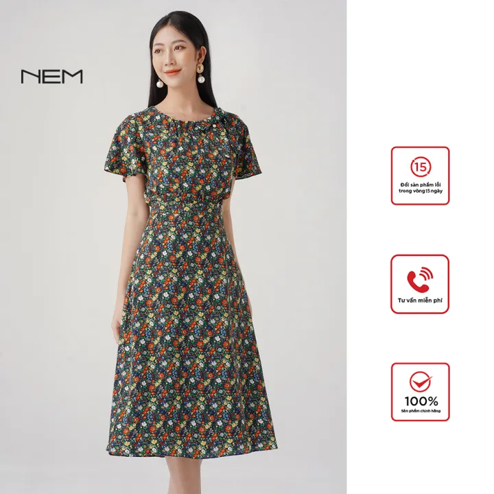 ĐẦM HOA NHÍ NEM FASHION D07352 – NEM ,SKU : 1796422296_VNAMZ-8074433236 >>>🇻🇳 Top1Vietnam 🛒>>> lazada.vn 🇻🇳🇻🇳🇻🇳🛒🛍🛒