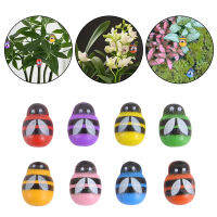 100Pcs Mini Pastable ไม้ Bees Ladybugs Flatback Bees สำหรับ Home Garden DIY Scrapbooking Plant ตกแต่ง Party ตกแต่ง