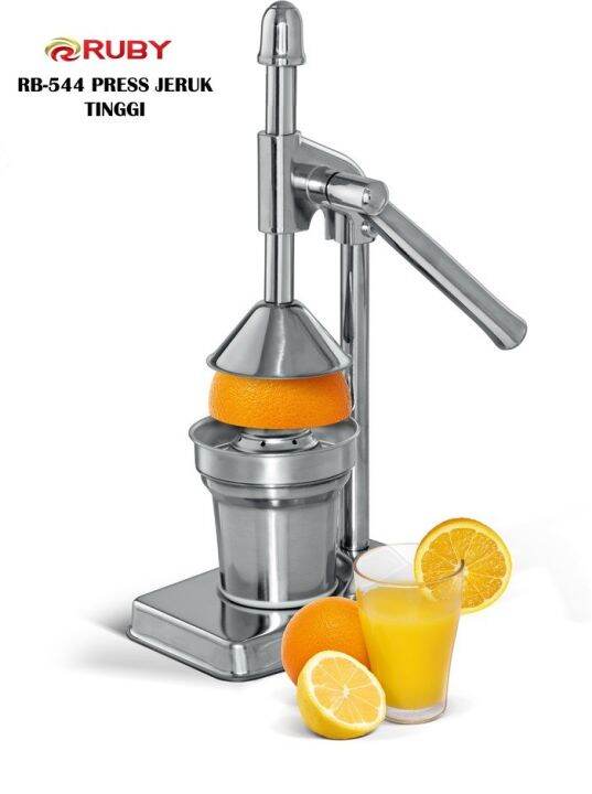 RUBY Manual Press Juicer RB544 Perasan Jeruk Stainless Lazada Indonesia