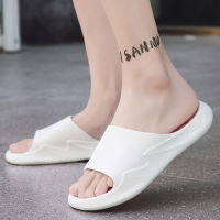 Outside Slippers Summer Runway Shoes Man Soft Thick Sole Non-slip Outdoor Men Slide Pool Beach Sandals Indoor Bathroom Slippers