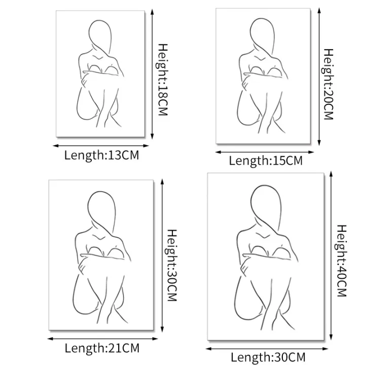 Canvas painting core minimalist hanging painting wall painting room Decoration Lazada PH