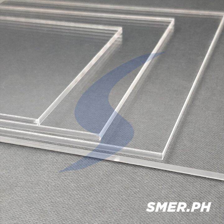 【COD】 3mm Acrylic Clear / Transparent Sheet Laser Pre Cut Sizes ...