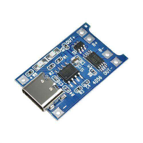 pcbfun-1-5-10ชิ้น5v-type-c-ไมโคร-usb-18650-tc4056a-โมดูลที่ชาร์จแบตเตอรี่ลิเธียมพร้อม-tp4056ป้องกันฟังก์ชั่นคู่