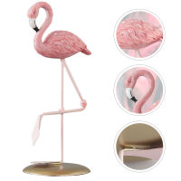 Funnmall Flamingo Ornament น่ารัก Flamingo Resin Flamingo Figurine ตกแต่งบ้านเครื่องประดับงานแต่งงาน