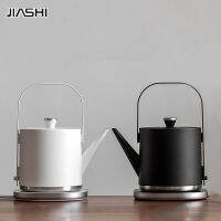 JIASHI เครื่อง Teko Listrik สแตนเลส304ขนาดเล็กสำหรับใช้ในครัวเรือนเครื่องชงชาปากแบบยาว