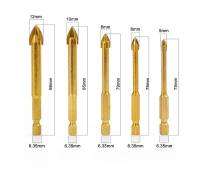 ดอกสว่านอเนกประสงค์ ดอกเจาะ กระเบื้อง กระจก หินแข็ง ขนาด 5,6,8,10,12mm