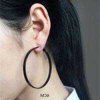 【YP】 Hoop Earrings for Big Wide Round Fashion Jewelry Hot Trend Personality Wearing Ladies