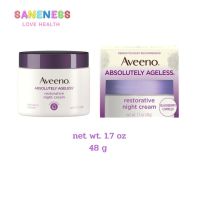 Aveeno Absolutely Ageless Restorative Night Cream (48 g) ครีมบำรุงผิวลดเลือนริ้วรอยแห่งวัยสำหรับกลางคืน