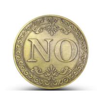 Yes or No Decision Coin Double Yes or Double No Bronze Commemorative Coin Retro Collection Gift