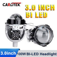 Carlitek 2PCS Bi-LED โปรเจคเตอร์เลนส์ H1 หลอดไฟ 9005 9006 H4 H7 โคมไฟ LED สำหรับไฟหน้ารถ- จัดแต่งทรงผม Retrofit Hi/Lo Beam เลนส์ 100W-jjjvjvjyvuyvksbjd