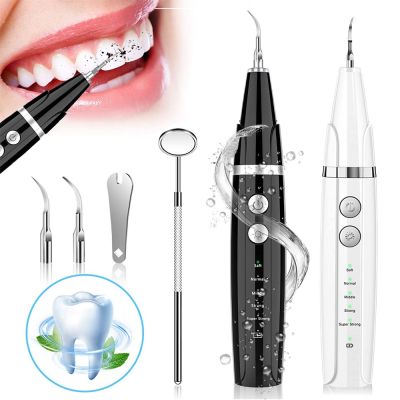 hot【DT】 Teeth Whitening Electric Cleaning Ultrasonic Scalers Plaque Stains Cleaner Calculus Tartar Remover