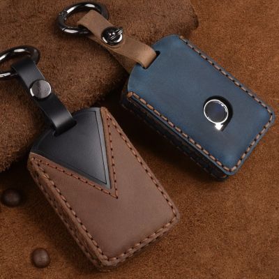 Leather Smart Car Key Cover Case for Volvo Xc60 S90 Xc90 Xc40 Remote Shell