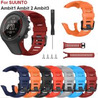 คุณภาพสูงสายรัดข้อมืออัจฉริยะสำหรับ SUUNTO Ambit1 Ambit 2 Ambit Ambit3สายคล้องสายนาฬิกาซิลิโคนเปลี่ยนสำหรับ SUUNTO นาฬิกา