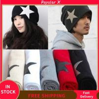 POPULAR X Men Women Slouch Winter Skull Beanie Hip-hop Cap Star Cuff Hat Knit Pentacle