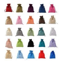 【YF】✿♧❦  5pcs Multisize Jute Burlap Drawstring Wedding Birthday Chocolate Packing