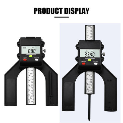 วัดความลึกดิจิตอล 80mm วัดความสูงดิจิตอล 0.10mm/0.004in ความแม่นยำด้วยฟังก์ชั่น ABS/Inc วัดความสูงความลึก