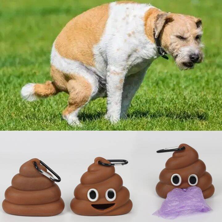 【cw】 Garbage Dispenser for Cats and Dogs To Go Out Soft Silicone Dog