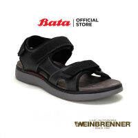 Bata บาจา Weinbrenner รองเท้าลำลองรัดส้น แบบสวมแนวสปอร์ต ดีไซน์เก๋ น้ำหนักเบา สำหรับผู้ชาย รุ่น WICKER สีดำ 8406001 สีน้ำตาล 8404001