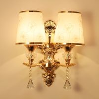 Minimalist Wrought Iron Wall Lampshade Bedside LED Wall Lamp Decoration Light E27 Socket for Bedroom Living Room Hallway